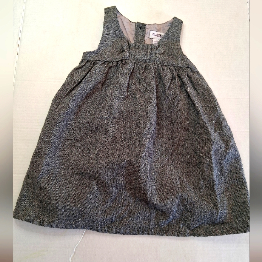 Genuine Kids By Oshkosh Girls 3t Gray Sleeveless Dress